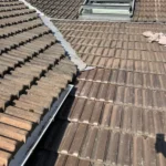 Dépose d’un Chéneau en zic, perforé et remplacement par tuiles, PV 13 Argenteuil 95100 - detail